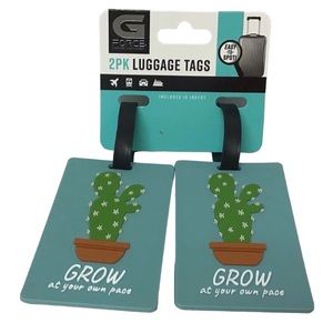 G Force 2 Pack “Cactus” Luggage Tags (NWT)